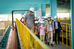 Persian Gulf desalination project school and museum